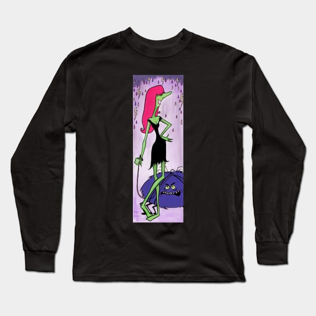 Creepella Long Sleeve T-Shirt by KupKake1313